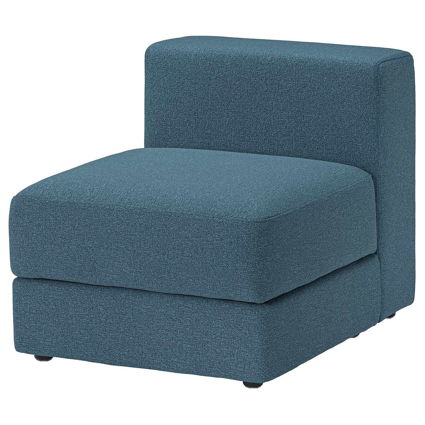 JÄTTEBO 1-seat module with storage, Axvall dark grey-blue, 70x71x95 cm