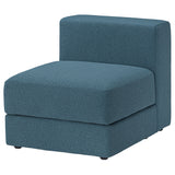 JÄTTEBO 1-seat module with storage, Axvall dark grey-blue, 70x71x95 cm