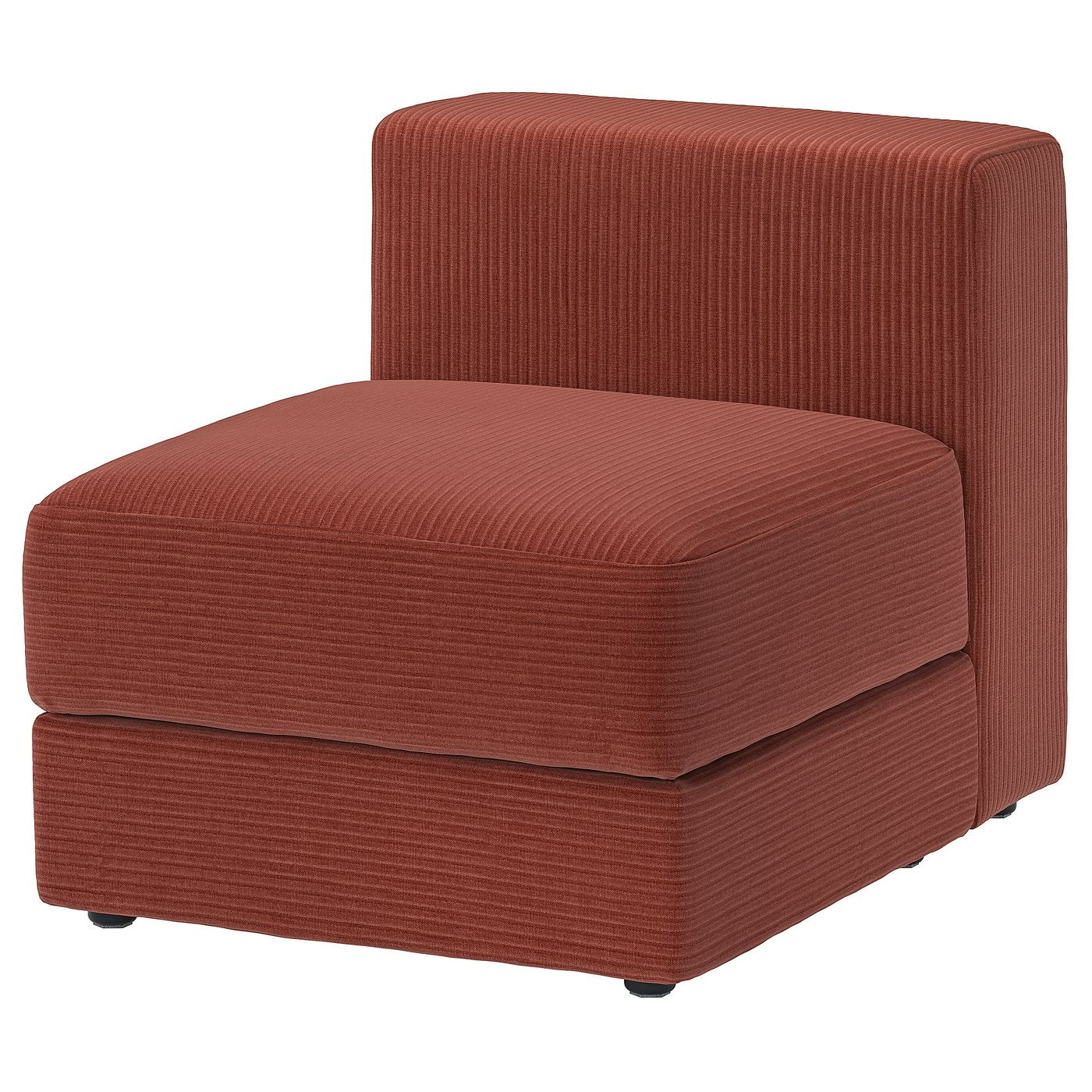 JÄTTEBO 1-seat module with storage, Samsala brown-red, 70x71x95 cm