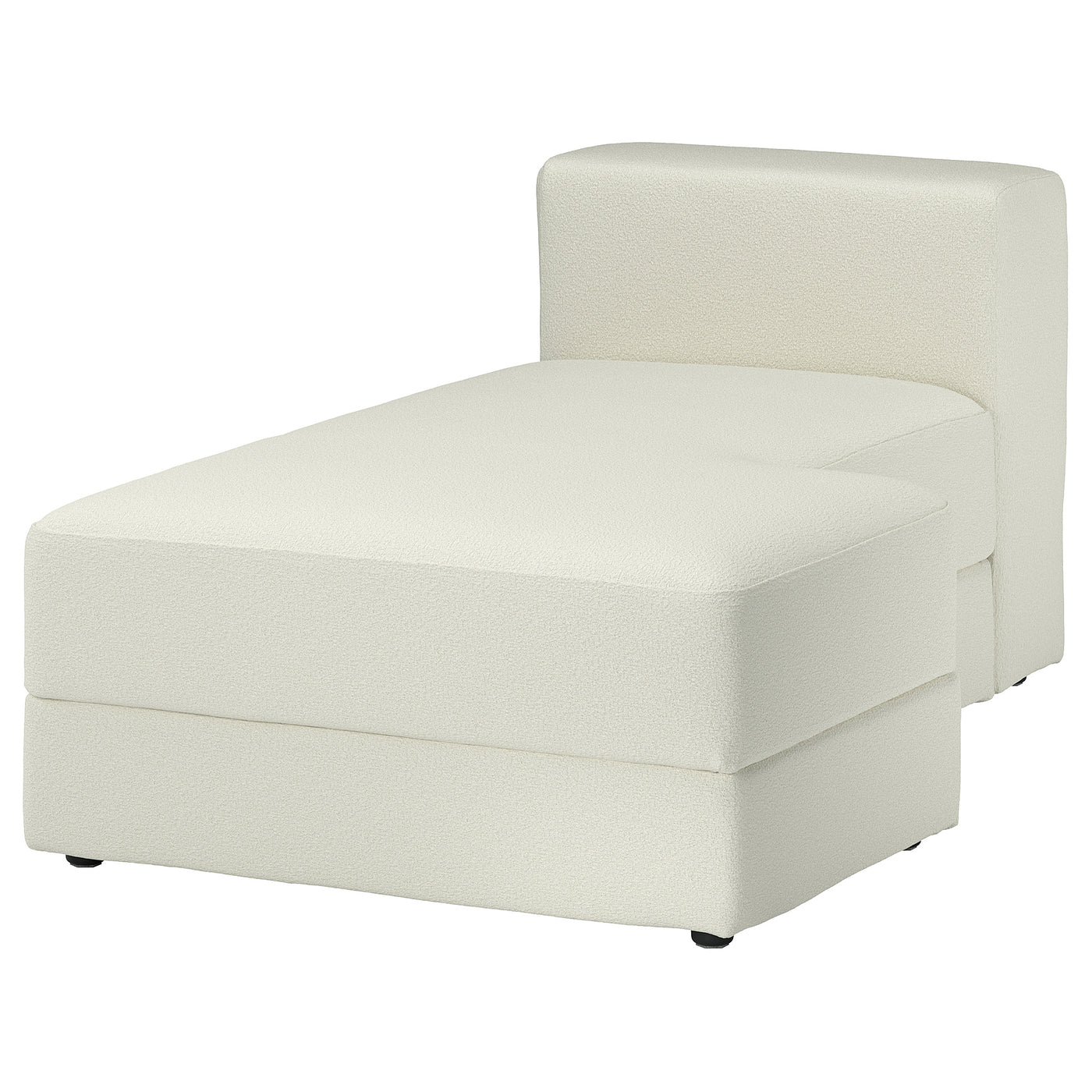 JÄTTEBO chaise longue module, right, Axvall off-white, 95x71x160 cm