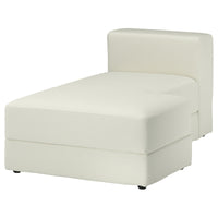 JÄTTEBO chaise longue module, right, Axvall off-white, 95x71x160 cm