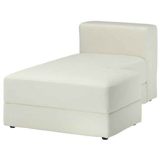JÄTTEBO chaise longue module, right, Axvall off-white, 95x71x160 cm