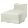 JÄTTEBO chaise longue module, right, Axvall off-white, 95x71x160 cm