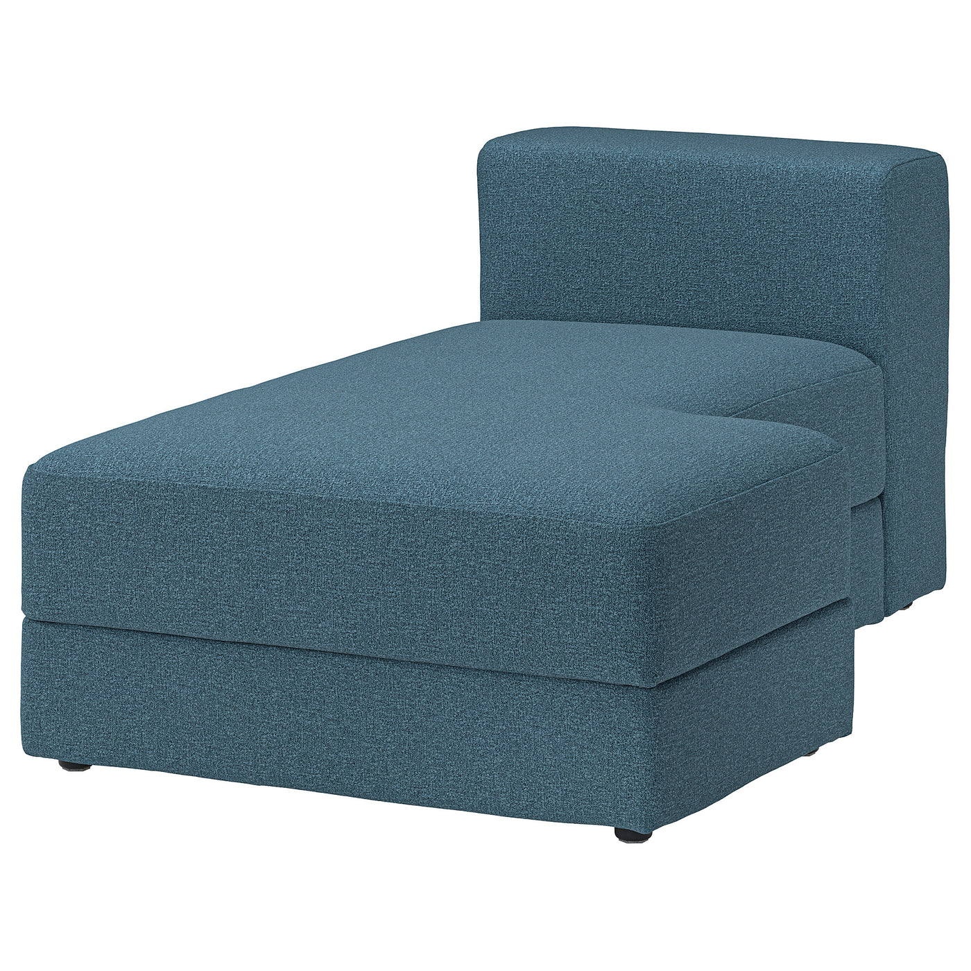 JÄTTEBO chaise longue module, right, Axvall dark grey-blue, 95x71x160 cm