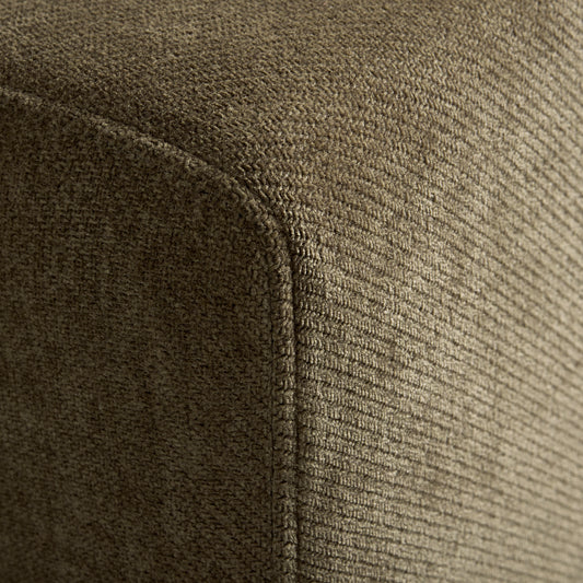 JÄTTEBO chaise longue module, right, Johanneshov brown-beige, 95x71x160 cm