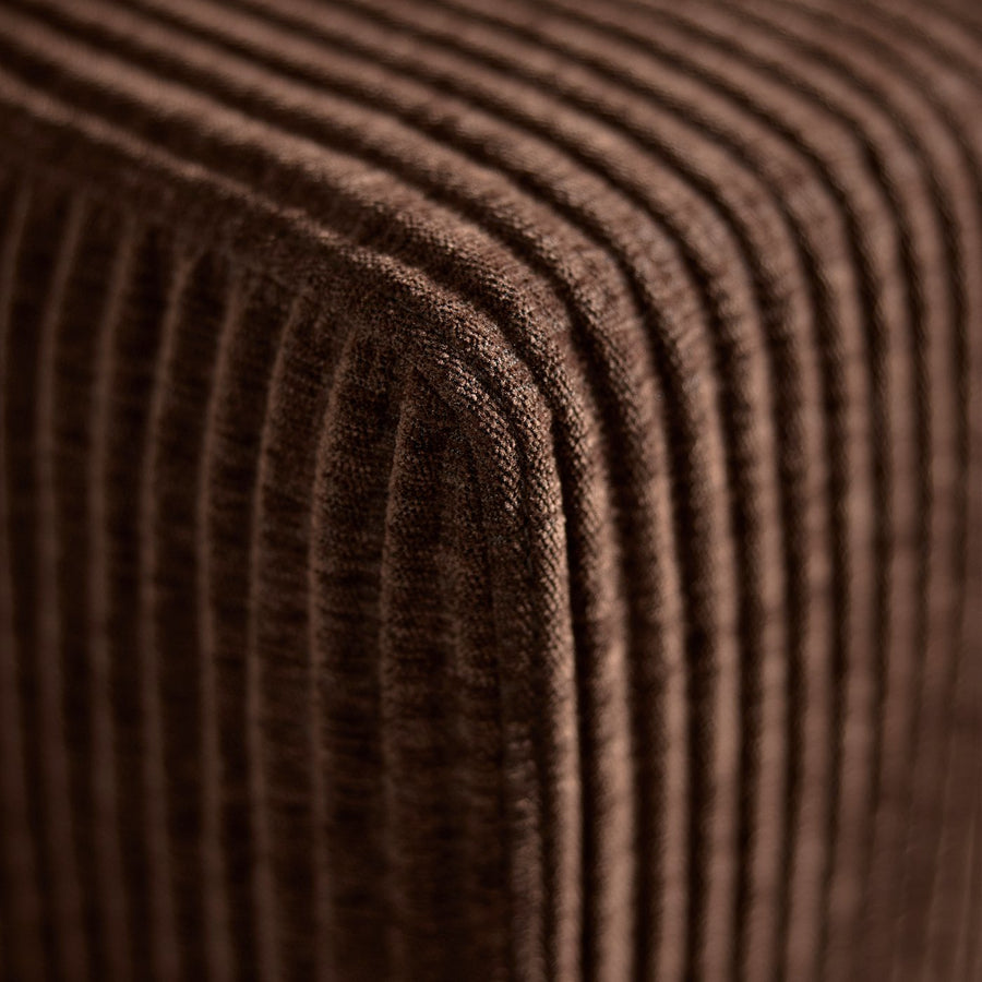 JÄTTEBO chaise longue module, right, Samsala dark brown, 95x71x160 cm