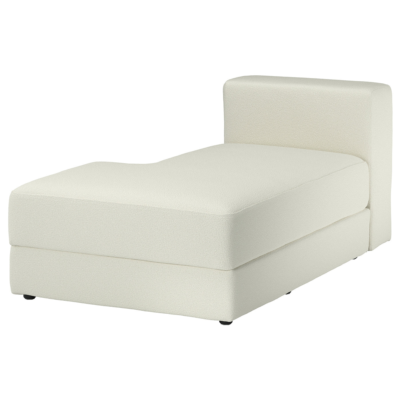 JÄTTEBO chaise longue module, left, Axvall off-white, 95x71x160 cm