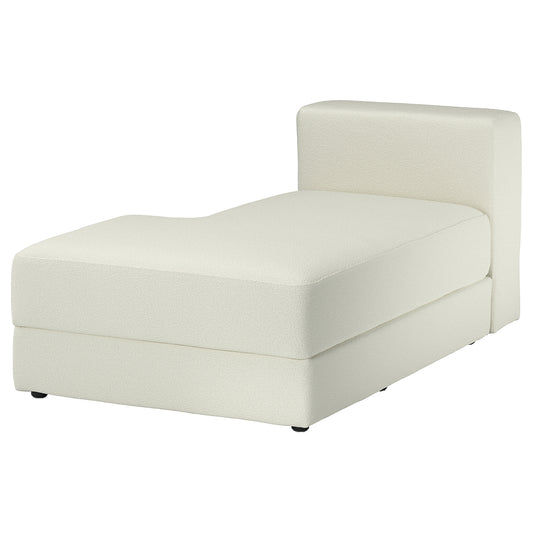 JÄTTEBO chaise longue module, left, Axvall off-white, 95x71x160 cm