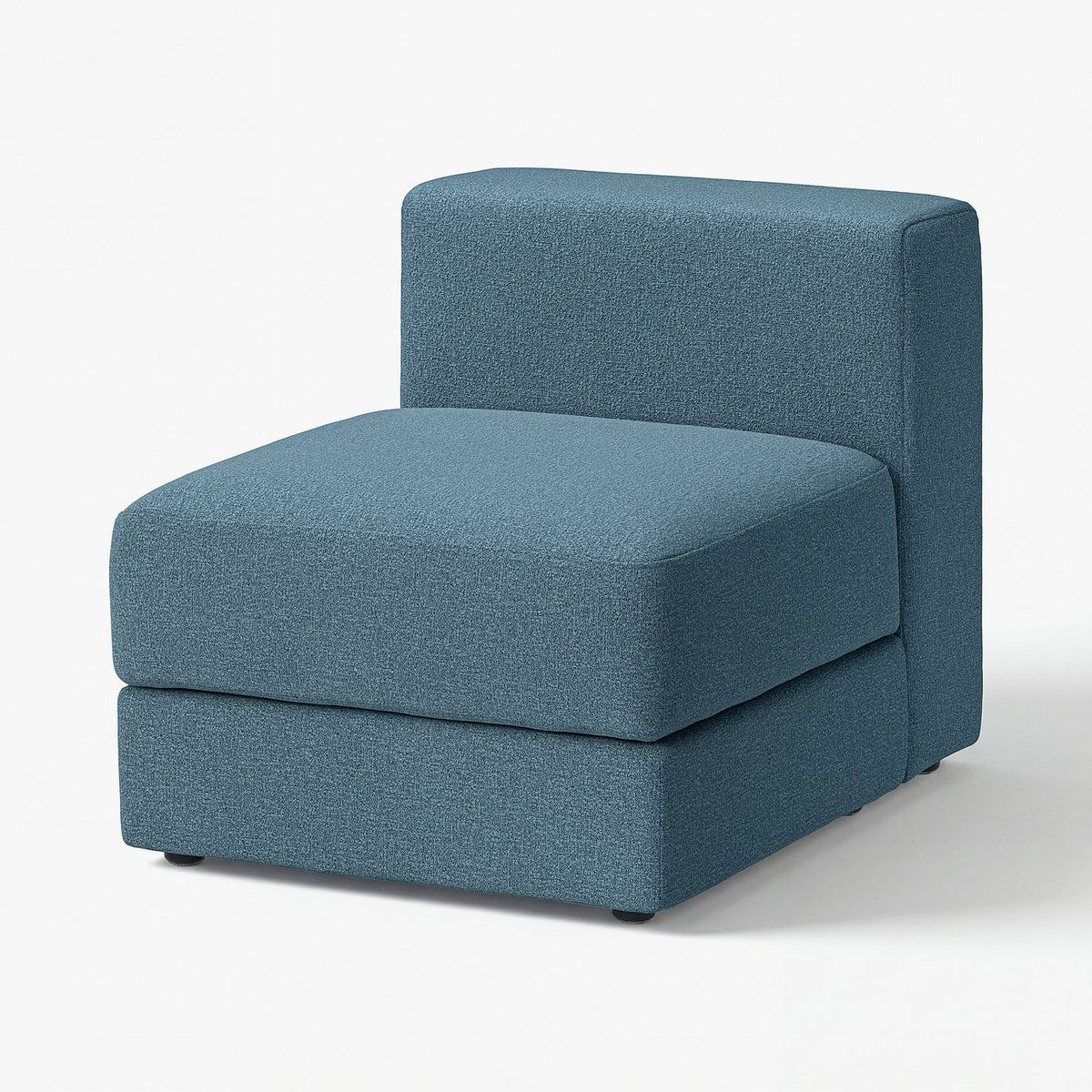 JÄTTEBO cover 1-seat module with storage, Axvall dark grey-blue