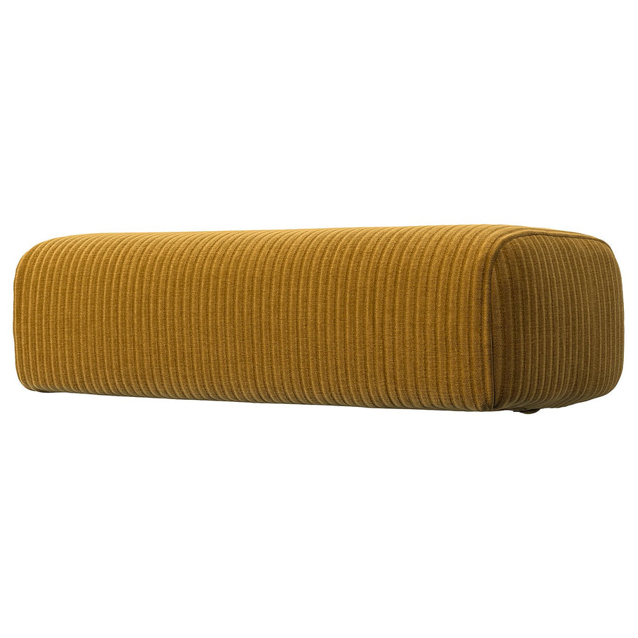 JÄTTEBO cover for headrest cushion, Samsala yellow-brown