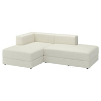 JÄTTEBO chaise longue modules, Axvall off-white, 229x71x160 cm