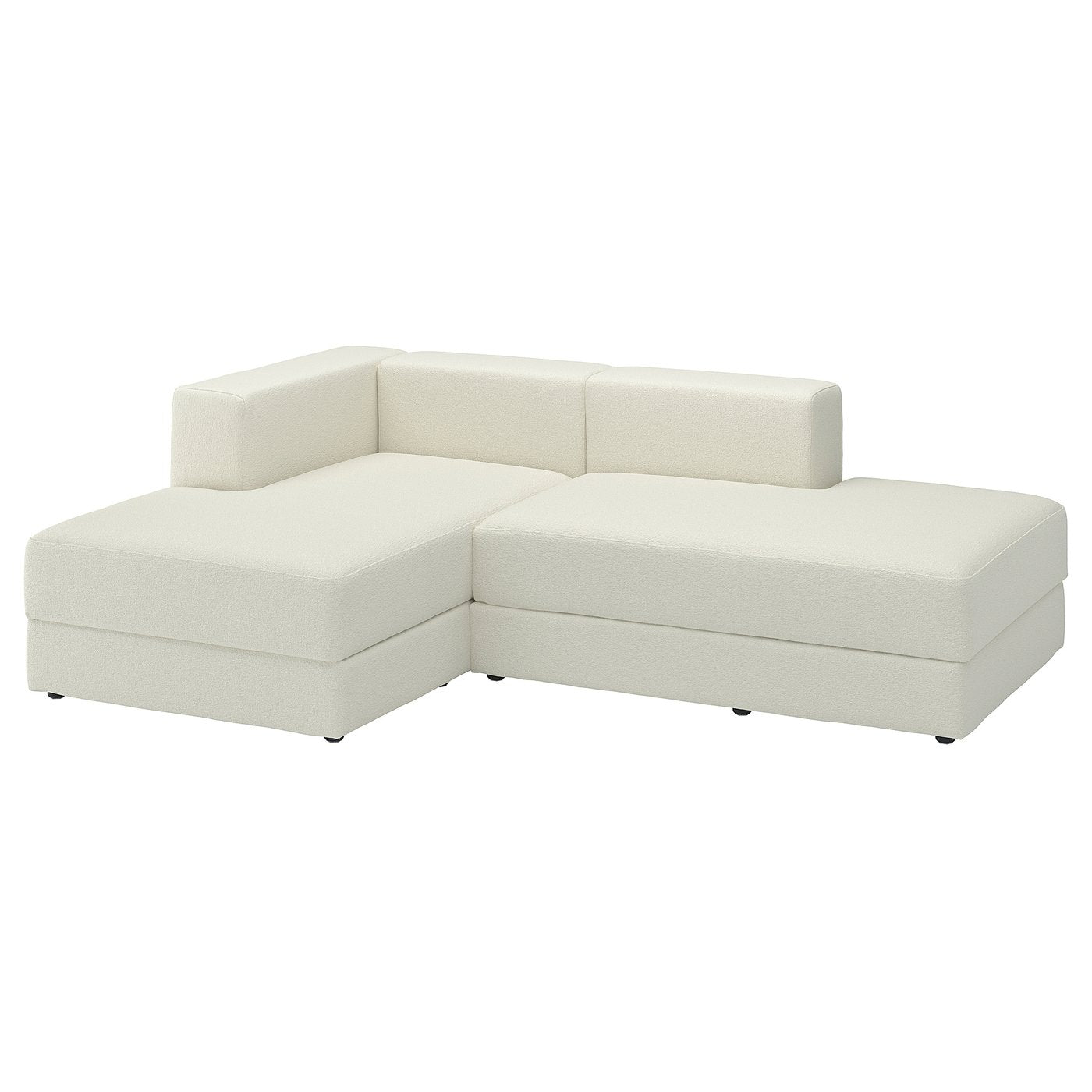 JÄTTEBO chaise longue modules, Axvall off-white, 229x71x160 cm