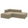 JÄTTEBO chaise longue modules, Johanneshov brown-beige, 229x71x160 cm