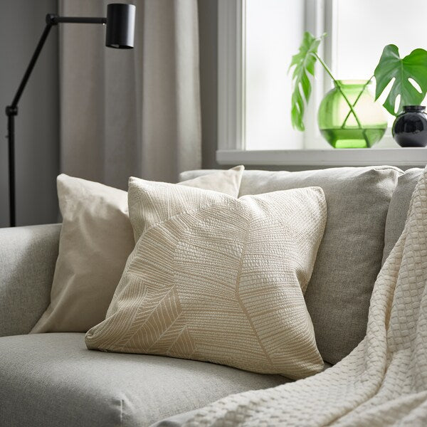 JÄTTEGRAN - Cushion cover, off-white, 50x50 cm