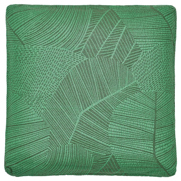 JÄTTEGRAN - Cushion cover, green, 50x50 cm