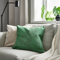 JÄTTEGRAN - Cushion cover, green, 50x50 cm
