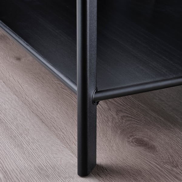 JÄTTESTA storage combination, black, 240x40x85 cm
