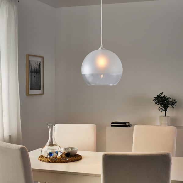JAKOBSBYN Lampshade for pendant lamp - frosted glass 30 cm