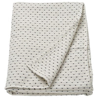 JAKOBSLILJA bedspread, off-white/anthracite, 230x250 cm