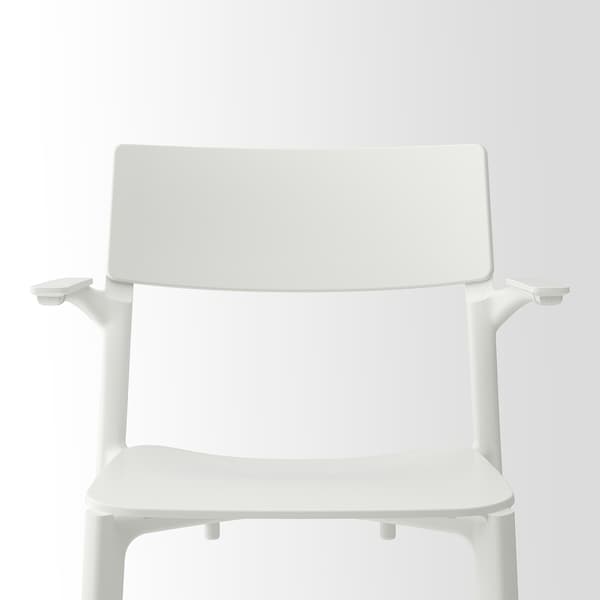 Ikea JANINGE Chair with armrests - white ,