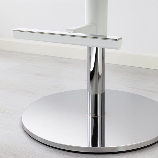 JANINGE bar stool, white, 76 cm