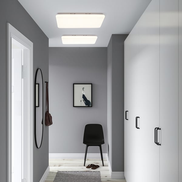 JETSTRÖM - LED ceiling panel, smart adjustable light intensity/white spectrum,60x60 cm