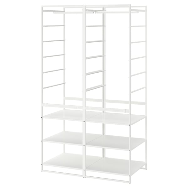 JONAXEL wardrobe combination, white, 99x51x173 cm
