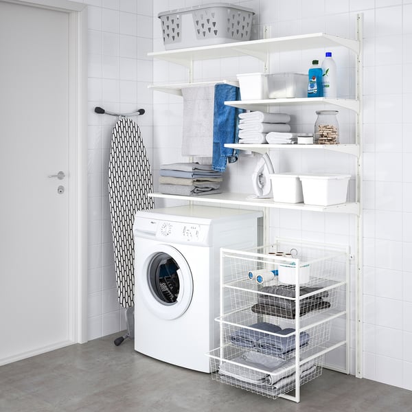 JONAXEL storage combination, white, 50x51x70 cm