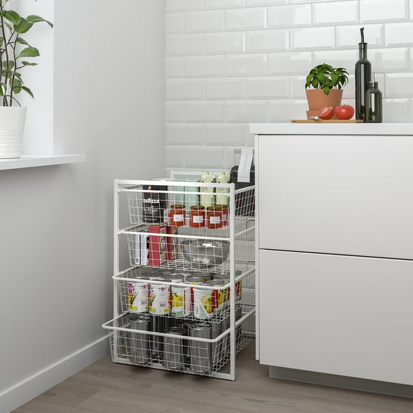 JONAXEL storage combination, white, 50x51x70 cm