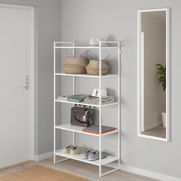 Ikea JONAXEL - Shelving unit, white, 80x38x160 cm