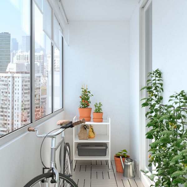 JONAXEL - Shelving unit, white, 50x51x70 cm