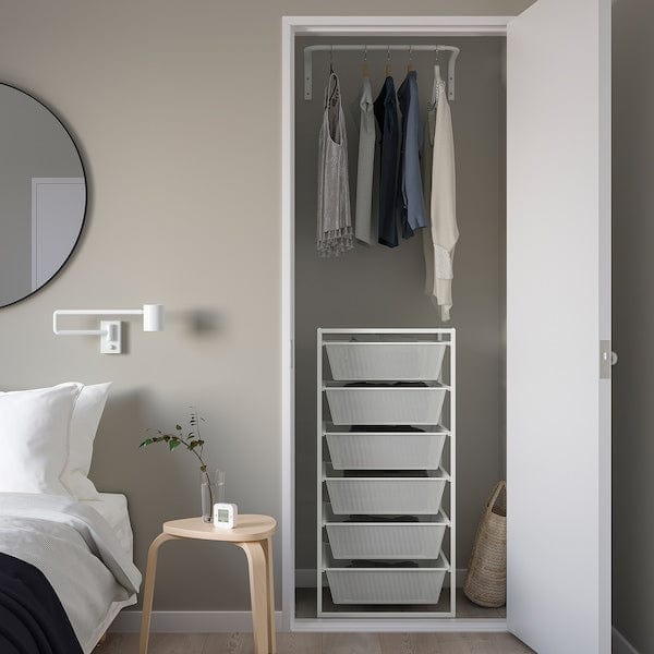 Ikea JONAXEL - Frame, white, 50x51x104 cm