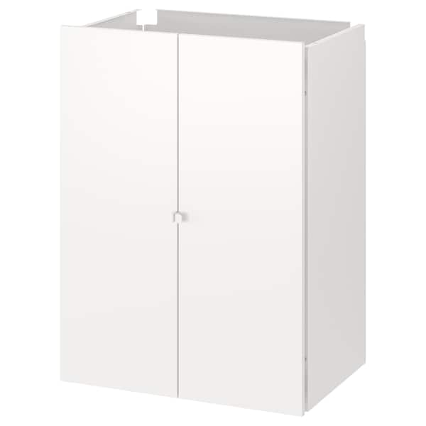 JOSTEIN - Door / uprights / back panel, for indoor / outdoor white,60x42x82 cm