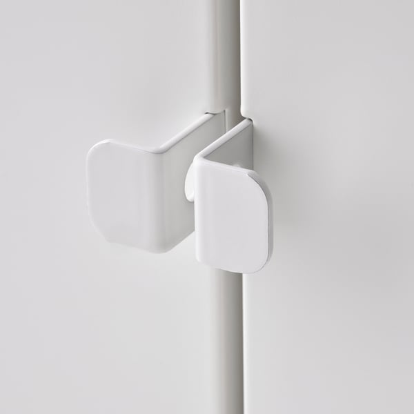 JOSTEIN - Door / uprights / back panel, for indoor / outdoor white,80x42x82 cm