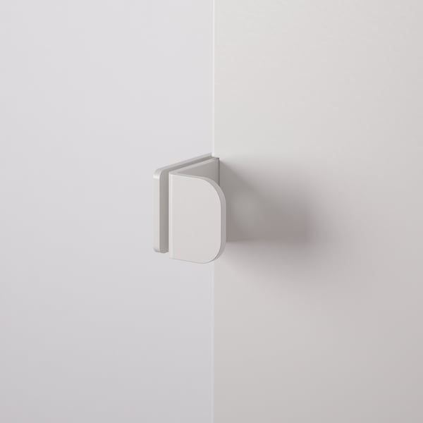 JOSTEIN door/side/back panels, in/outdoor white, 40x42x82 cm
