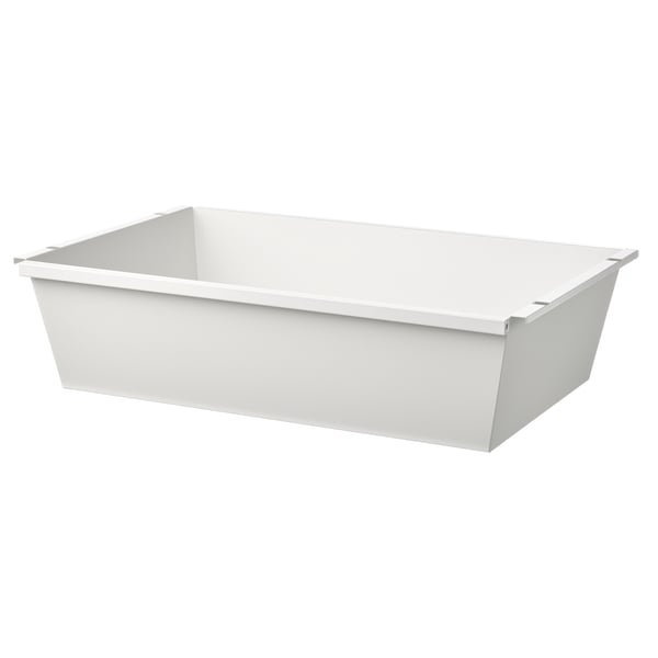 JOSTEIN container, white/in/outdoor, 60x40x15 cm