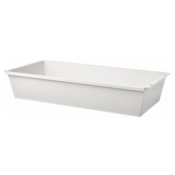 JOSTEIN container, white/in/outdoor, 80x40x15 cm