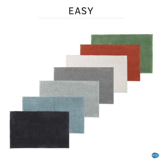 BATHROOM RUG EASY 50X80 GREEN