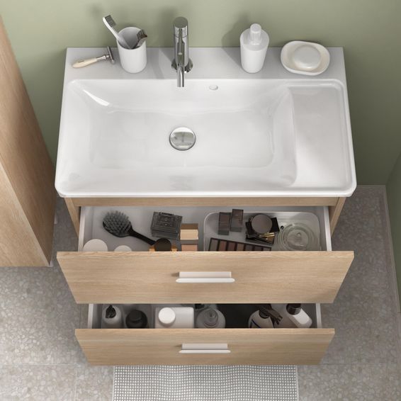 EASY FURNITURE WASHBASIN CM.L71,4XP42,4X15,5H CERAMIC