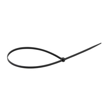 BLACK CABLE TIES 3.7X350MM 100 PIECES