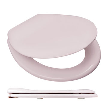 WC SEAT EASY WHITE OVAL TOP FIX