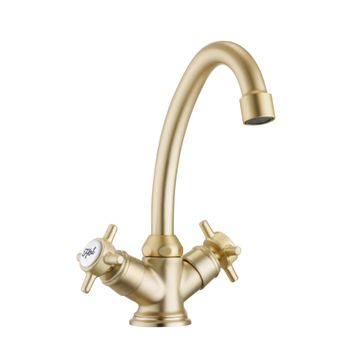 RETRO-STYLE MAUNA CHROME WASHBASIN TAP