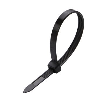 BLACK CABLE TIES 5.5X350MM 100 PIECES