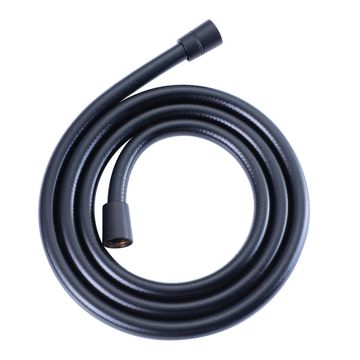 FLEXIBLE SHOWER HOSE NEO BLACK PLASTIC 1.75