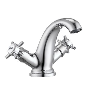RETRO-STYLE MAUNA CHROME WASHBASIN TAP