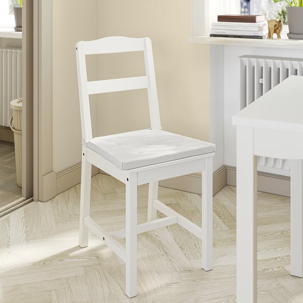 JUSTINA chair pad, natural, 42/35x40x4 cm, 6 pack