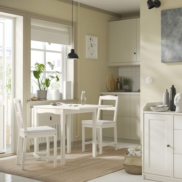 Ikea JUSTINA - Chair cushion, natural,42/35x40x4 cm