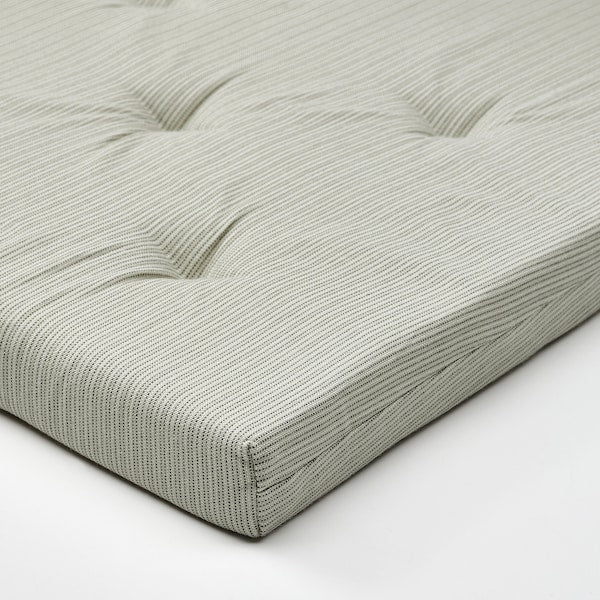 JUSTINA - Chair cushion, light green,42/35x40x4 cm