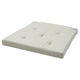JUSTINA chair pad, light green, 42/35x40x4 cm