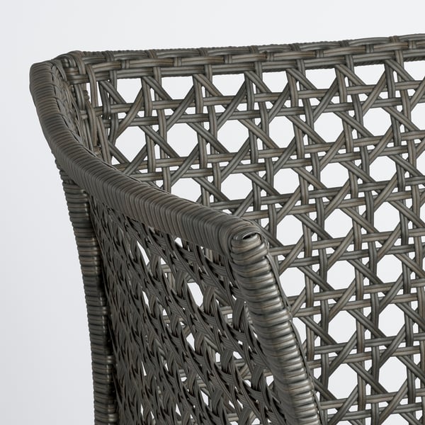 JUTHOLMEN corner section, outdoor, dark grey-brown, 73x71x73 cm